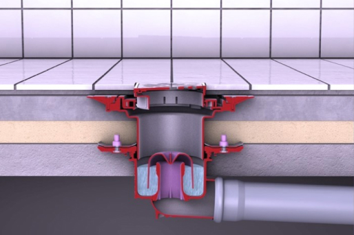 Phase 6 : l'écoulement d'eau est stoppé et la phase de repos reprend. Une réserve d'eau se forme dans le dispositif anti-odeur. Phase 6 : l'écoulement d'eau est stoppé et la phase de repos reprend. Une réserve d'eau se forme dans le dispositif anti-odeur.