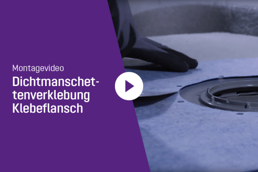 Vidéo : collage d'une manchette d'étanchéité sur une bride à coller Vidéo : collage d'une manchette d'étanchéité sur une bride à coller
