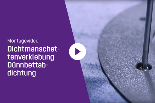 Vidéo : collage de manchons d'étanchéité pour une étanchéité en couche mince Vidéo : collage de manchons d'étanchéité pour une étanchéité en couche mince