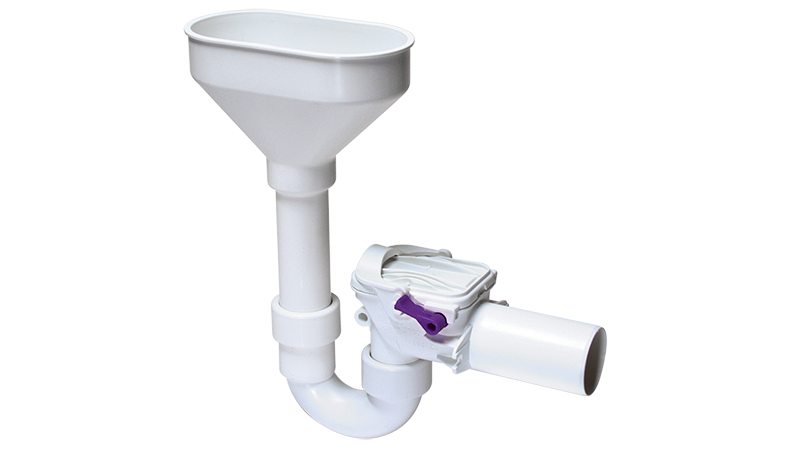 Clapet antiretour Staufix Siphon DN 50 avec trémie d’arrivée