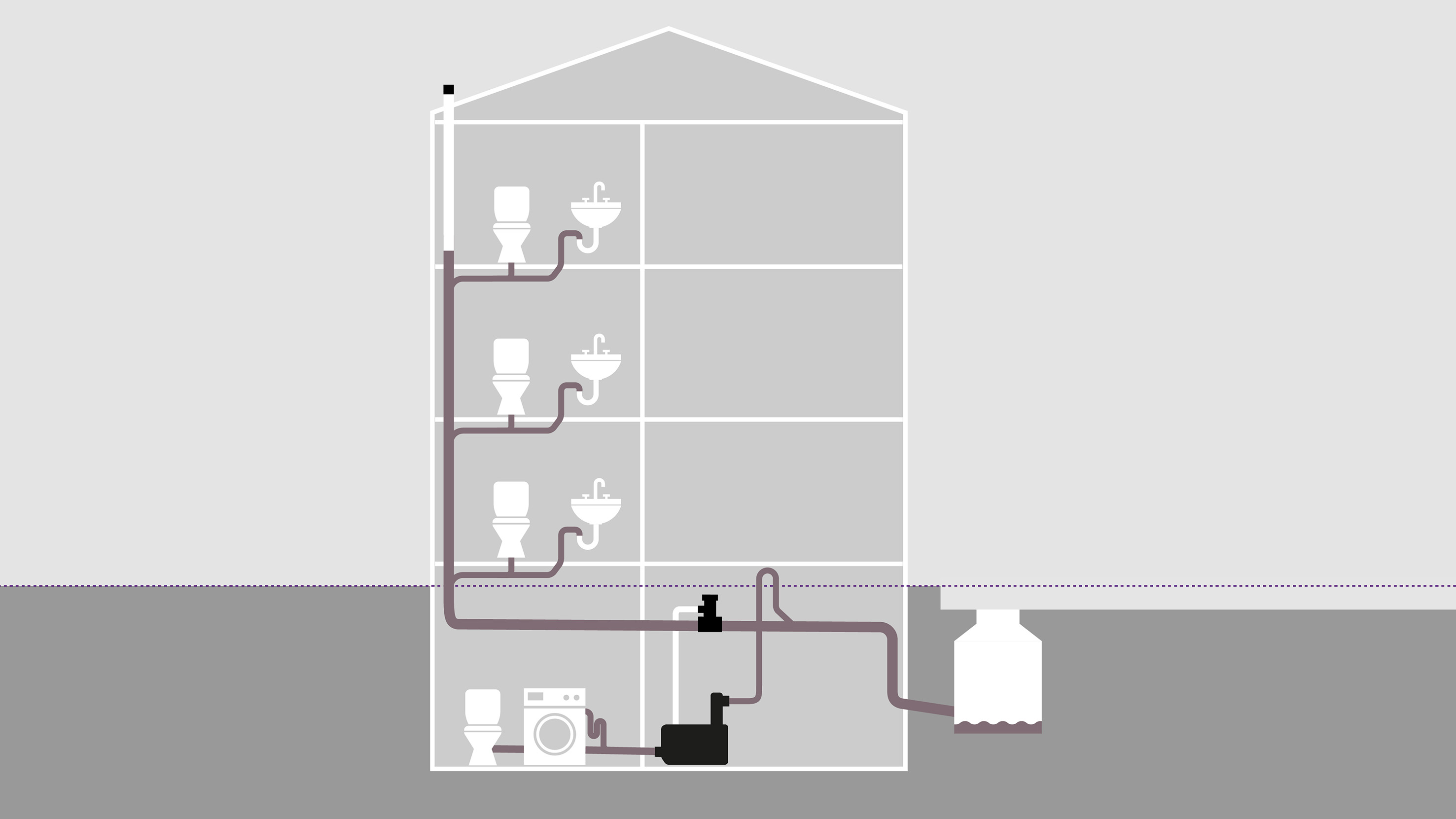 Exemple d'installation du Dispositif de ventilation CleverVent