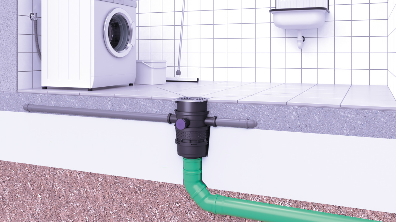 Suggestion d'installation d'un siphon de cave : le modèle Universale Plus dans la cave Suggestion d'installation d'un siphon de cave : le modèle Universale Plus dans la cave
