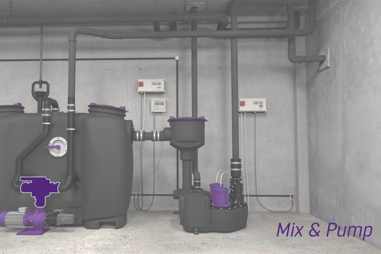 Vidange de la version EasyClean free Auto Mix & Pump Vidange de la version EasyClean free Auto Mix & Pump