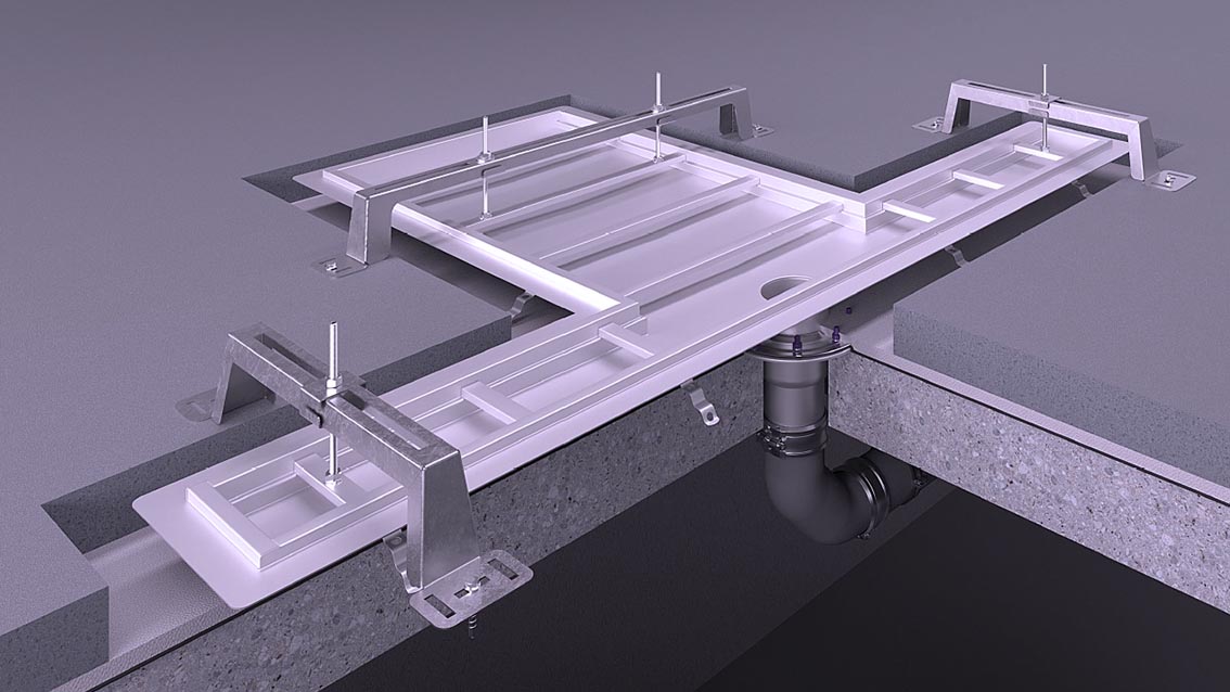 Étrier de montage pour caniveaux Étrier de montage pour caniveaux