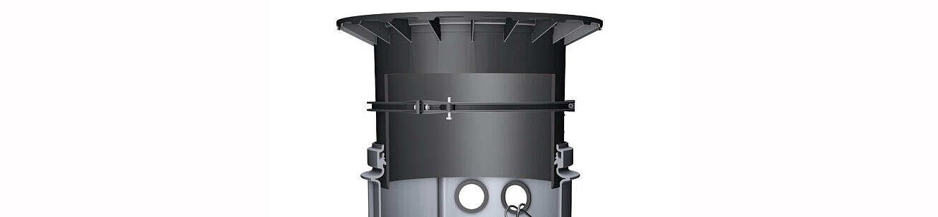 Station de relevage Aquapump Medium avec rehausse variable