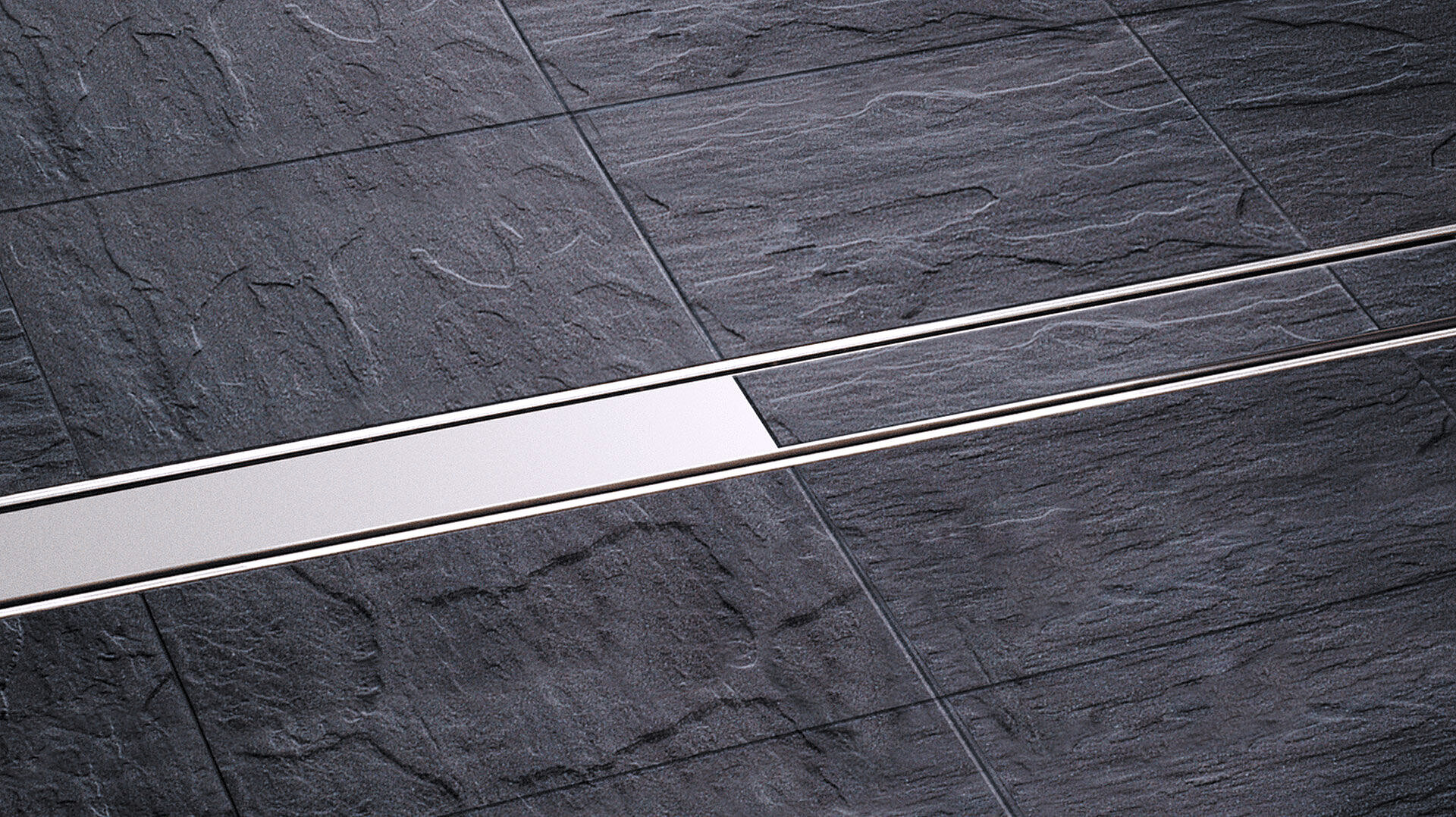 Design individuel avec profilé réversible en acier inoxydable  Design individuel avec profilé réversible en acier inoxydable