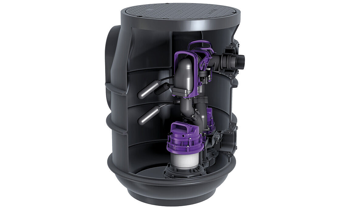 Station de relevage Aquapump Small Duo 