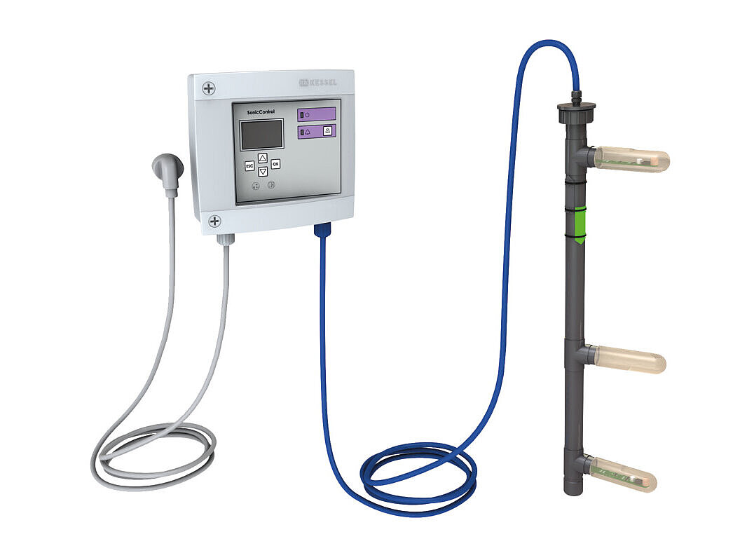 Système de mesure automatique SonicControl pour séparateurs à hydrocarbures Système de mesure automatique SonicControl pour séparateurs à hydrocarbures