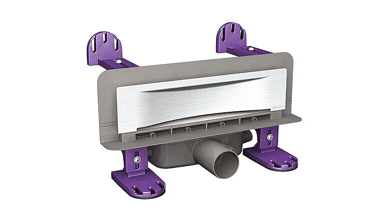 Caniveau mural Scada avec grille Wave