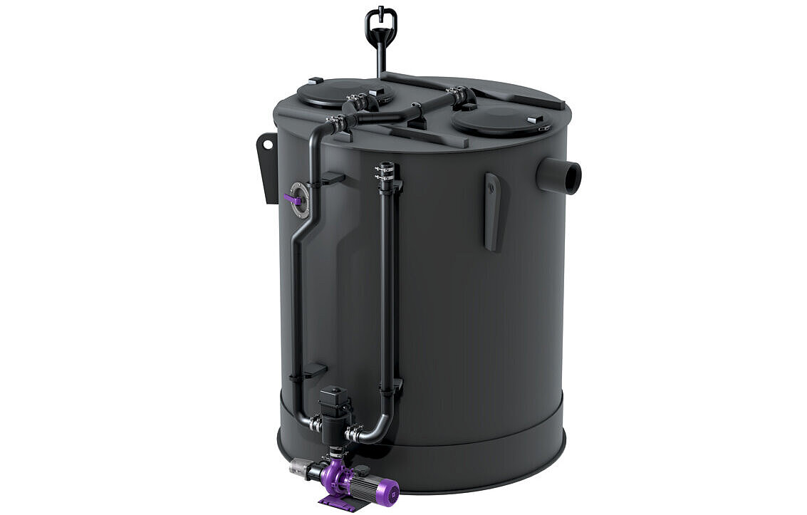Séparateur à graisses EasyClean round free Auto Mix & Pump