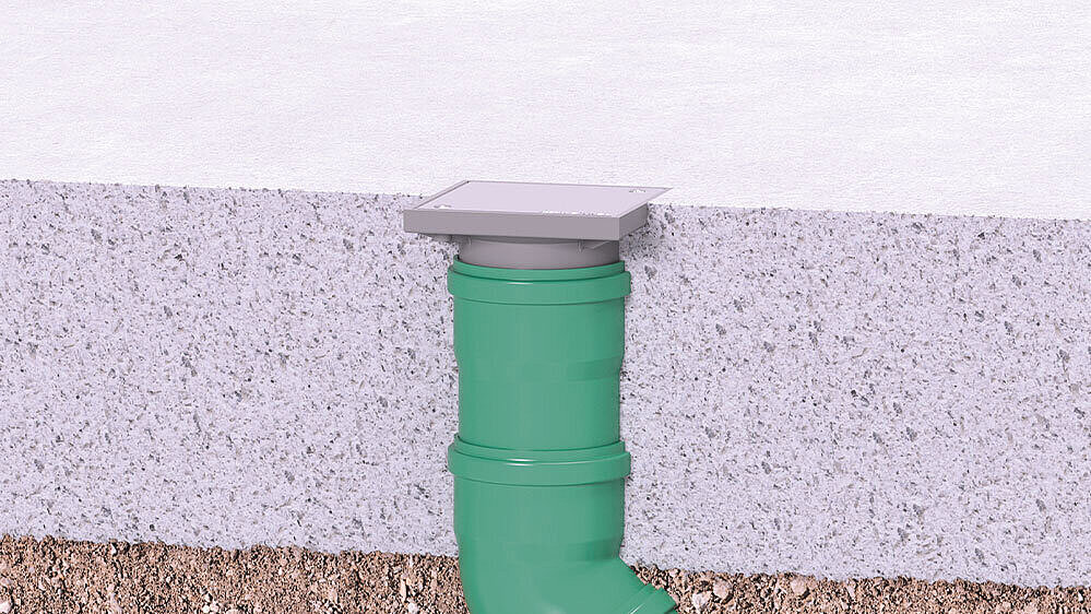 Rehausses dans une plaque de sol.