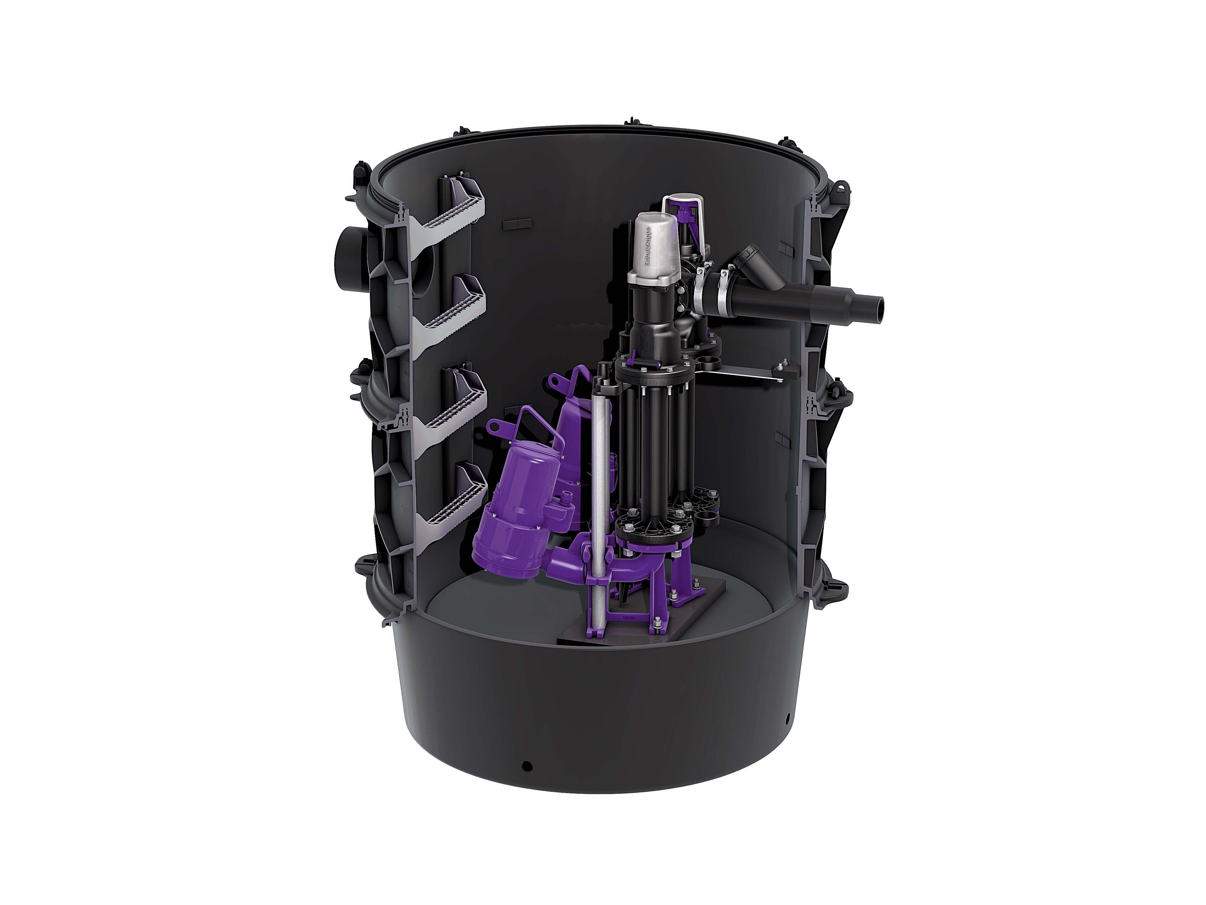 Station de relevage Aquapump XL, pose immergée Station de relevage Aquapump XL, pose immergée