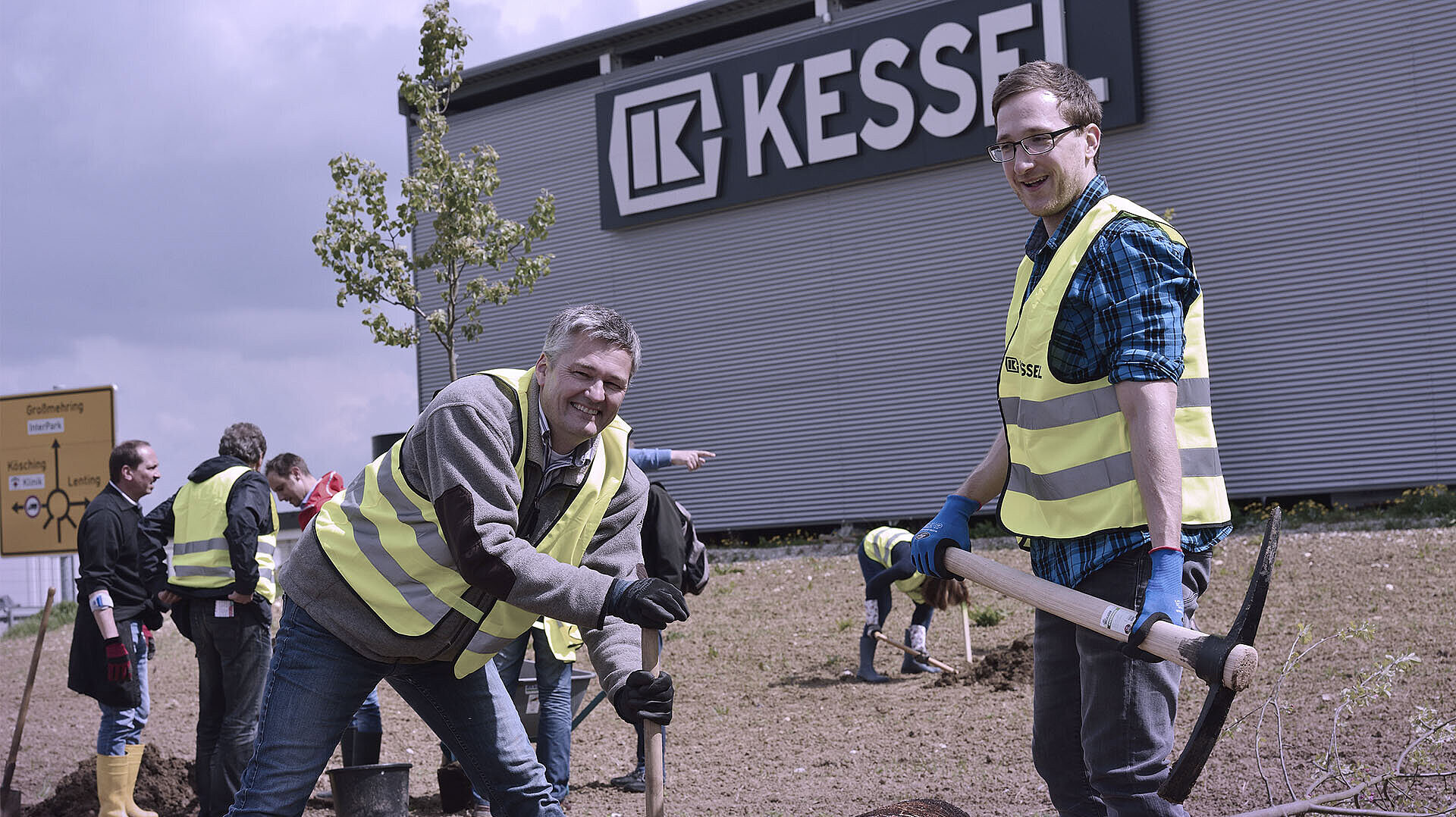 Le développement durable chez KESSEL - Création de notre verger Le développement durable chez KESSEL - Création de notre verger