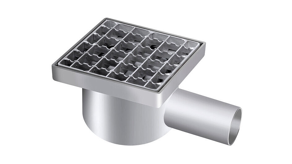 Siphon de rénovation Ferrofix DN 50 avec embout de raccordement