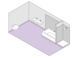 Salle de bains privative avec baignoire sans douche et avec receveur de douche sans paroi. Salle de bains privative avec baignoire sans douche et avec receveur de douche sans paroi.