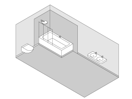 Salle de bains privative avec baignoire, douche et paroi de douche. Salle de bains privative avec baignoire, douche et paroi de douche.