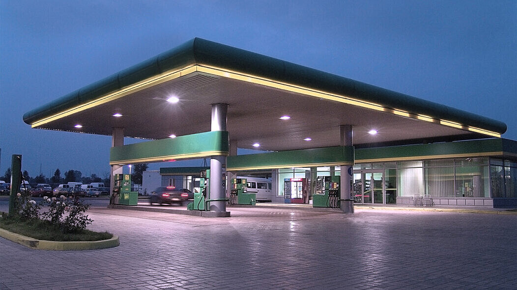Bild einer Tankstelle