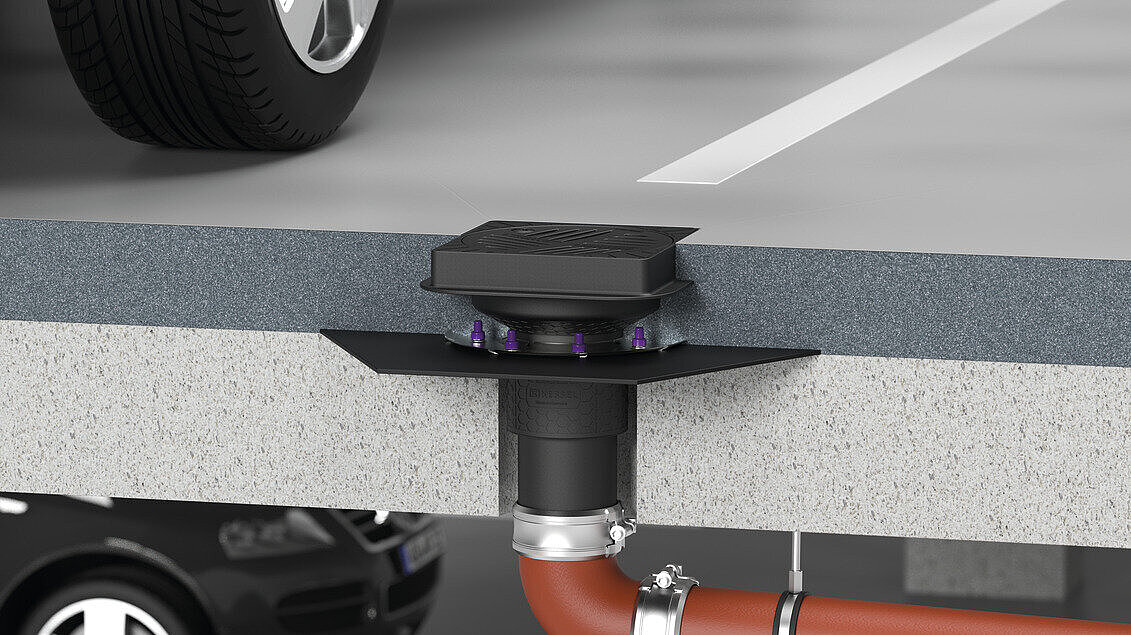 Siphon de parking Ecoguss de la classe B 125 Siphon de parking Ecoguss de la classe B 125