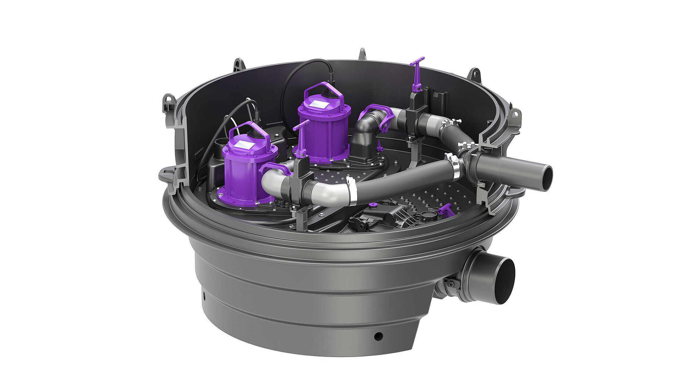 Poste de relevage hybride Ecolift XL, pose sèche Poste de relevage hybride Ecolift XL, pose sèche